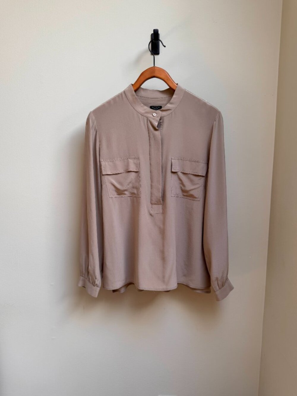 Talbots Silk Popover Blouse